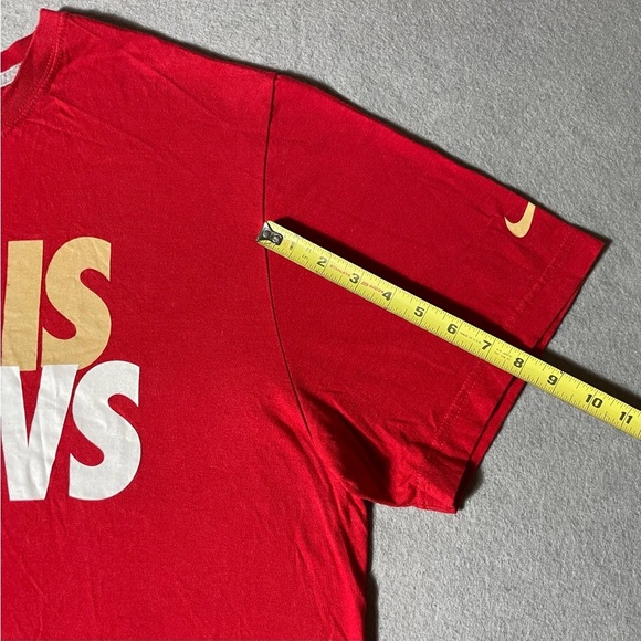 Nike NFL 49ers “Willis Knows” T-Shirt Red Men’s 2XL Patrick Willis Cotton Tee - Picture 5 of 6